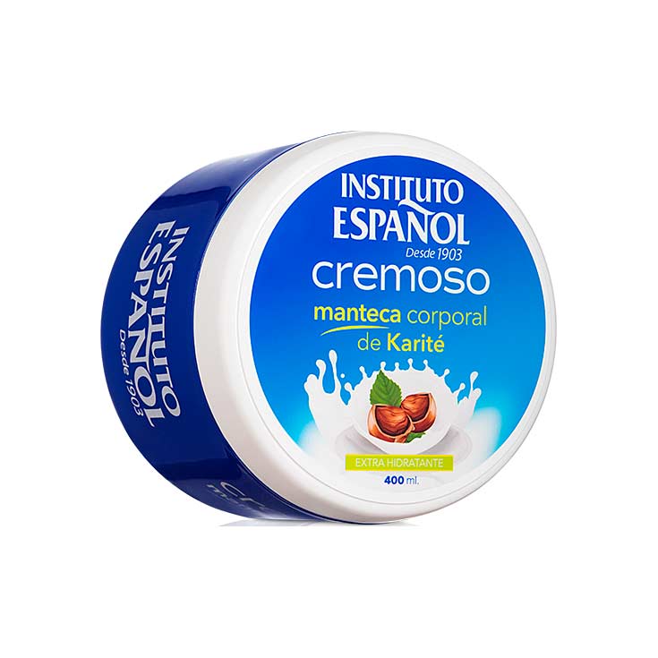LOCION CORPORAL INSTITUTO ESPAÑOL CREMOSO MANTECA DE KARITE TARRO 400ML