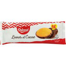 LUNAS AL CACAO DULCESOL 132 GR 6 UNI