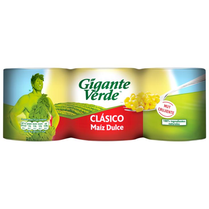 MAIZ GIGANTE VERDE 250 GRS. PK-3 F.A.