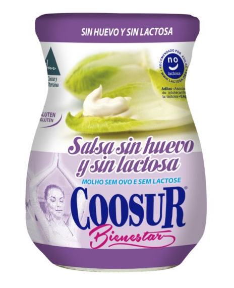 MAYONESA COOSUR SIN LACTOSA Y SIN HUEVO 450ML