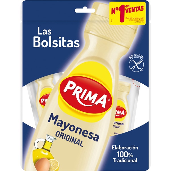 MAYONESA PRIMA 15 BOLSITAS 10ML