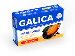 MEJILLONES ESCABECHE GALICA 13/18 PIEZAS
