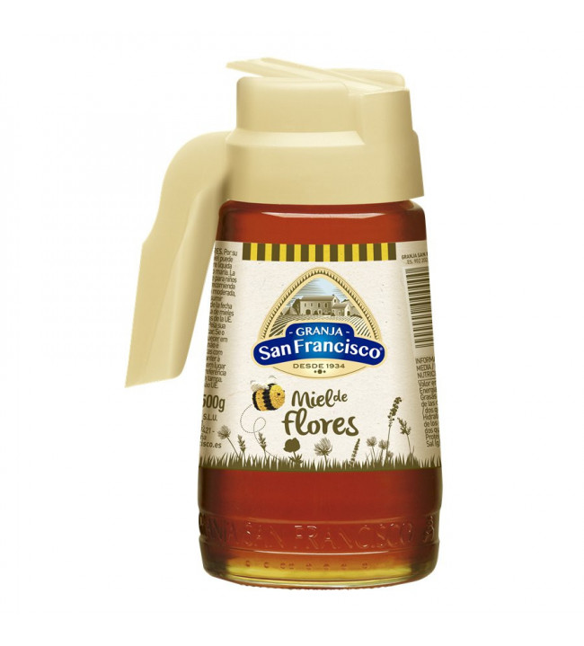 MIEL GRANJA SAN FRANCISCO CON DOSIFICADOR 500GR