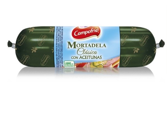 MORTADELA CLASICA CON ACEITUNAS CAMPOFRIO 330GR