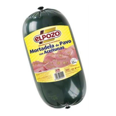 MORTADELA DE PAVO CON ACEITUNAS ELPOZO 250GR APROX