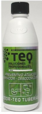 ODOR LIMPIA TUBERIAS TEQ 600ML