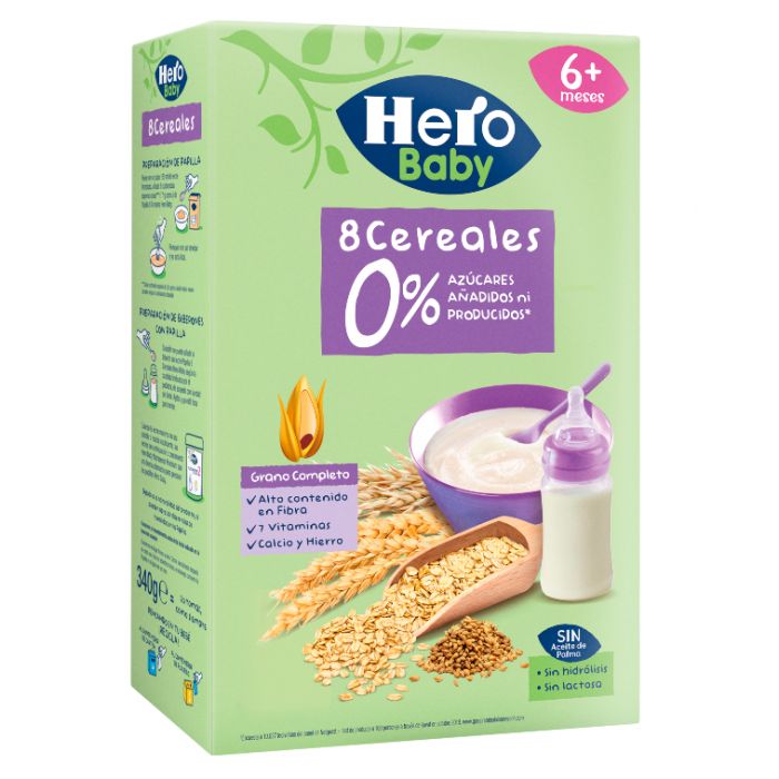 PAPILLA HERO BABY 8 CEREALES 340GRS
