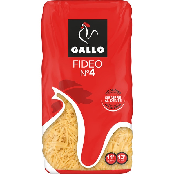 PASTA GALLO FIDEO Nº4 250GR
