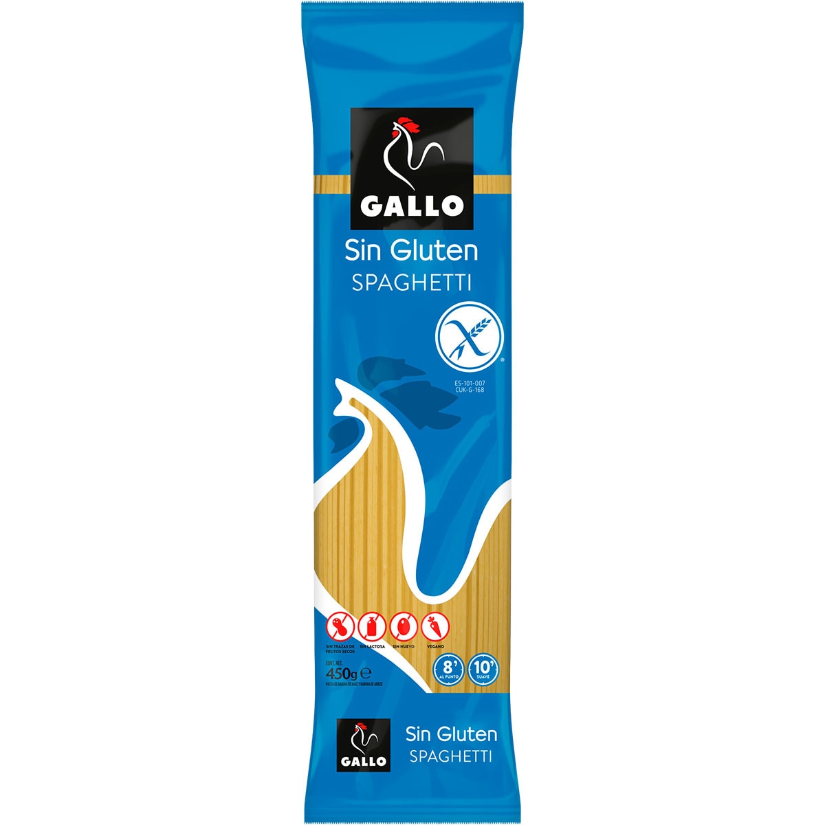 PASTA GALLO SIN GLUTEN SPAGUETTIS 450 G