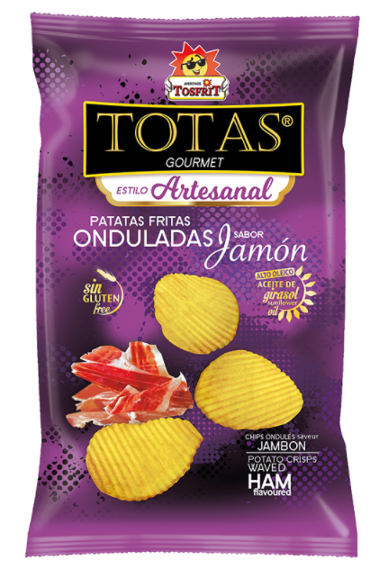 PATATAS FRITAS TOTAS JAMON SERRANO 120GR
