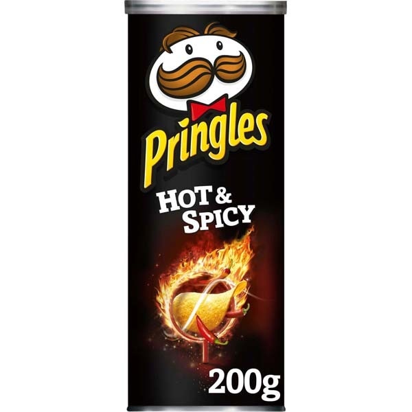 PATATAS PRINGLES HOT Y SPICY 165 GR