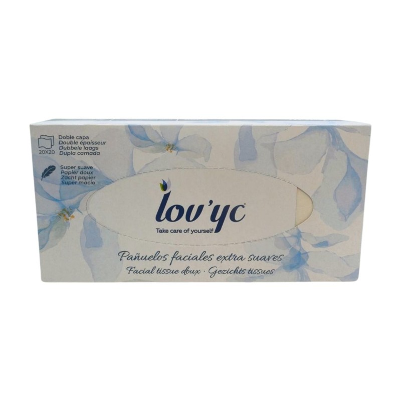 PAÑUELOS FACIALES LOV´YC 100 UD