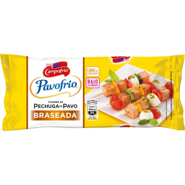 PECHUGA DE PAVO CAMPOFRIO BRASEADA 380GRS