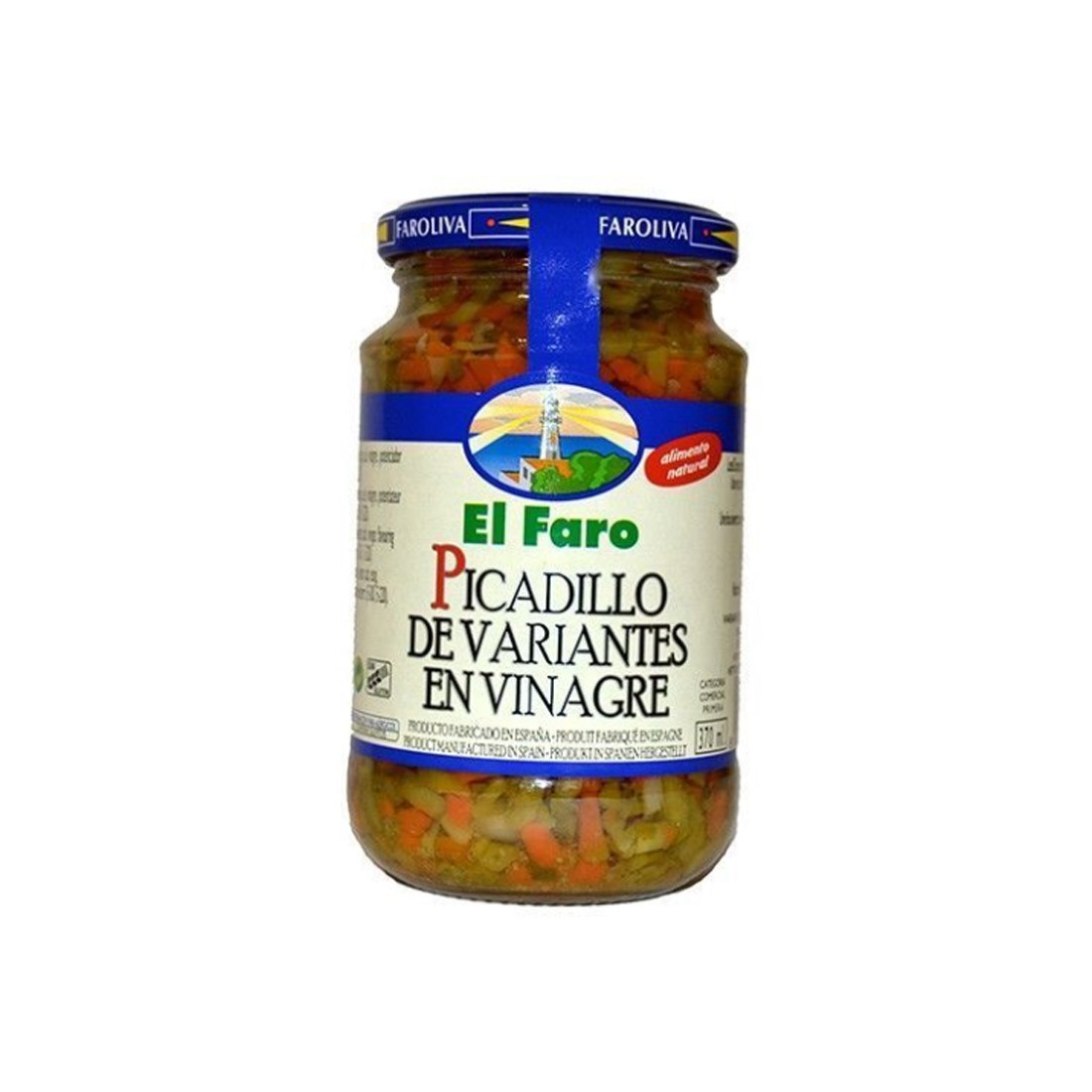 PICADILLO DE VARIANTES EN VINAGRE EL FARO 350GR