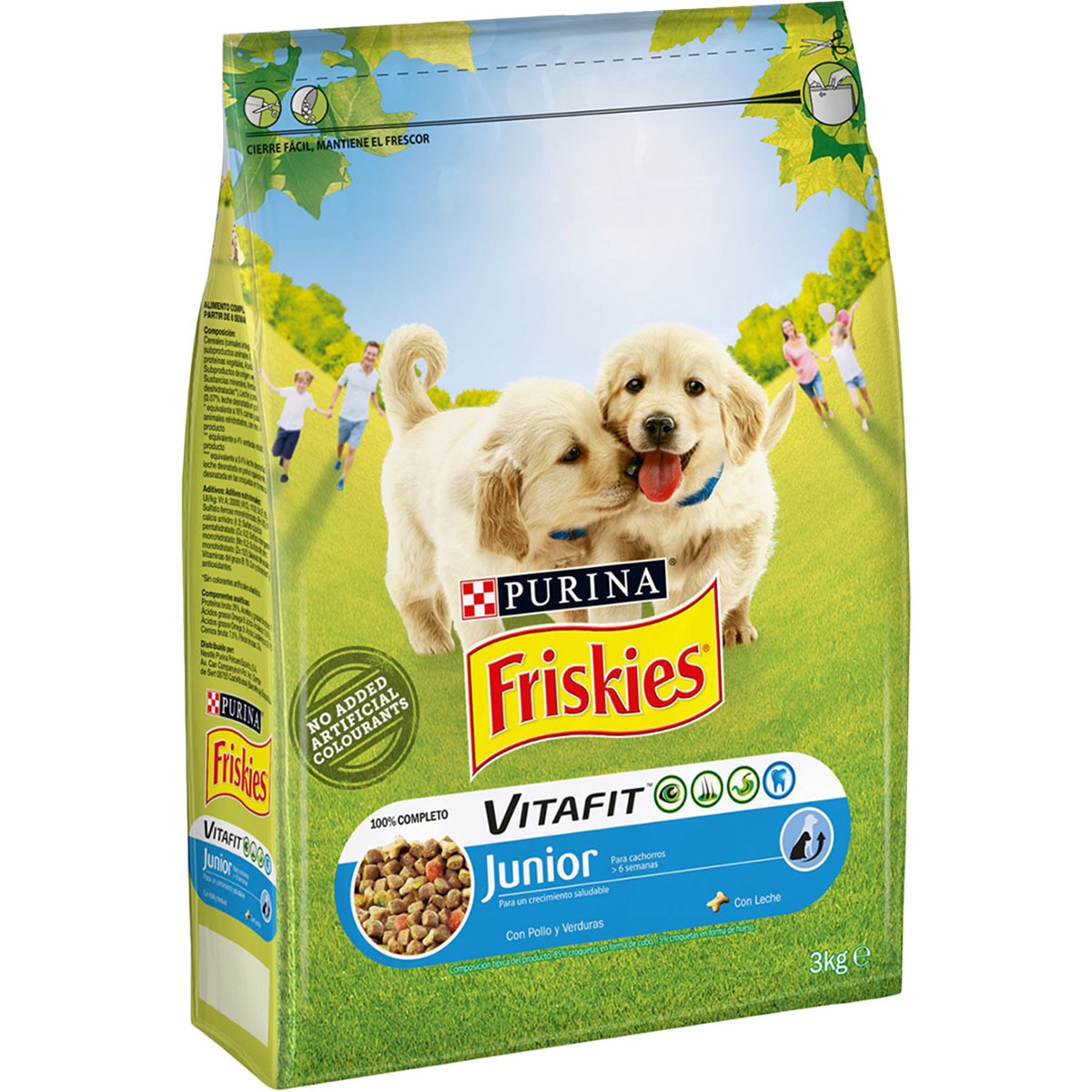 PIENSO FRISKIES VITAFIT JUNIOR POLLO LECHE Y VERDURAS 3KG
