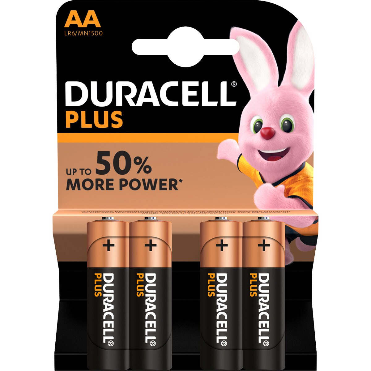 PILAS DURACELL POWER LR-6 AA 4UNI