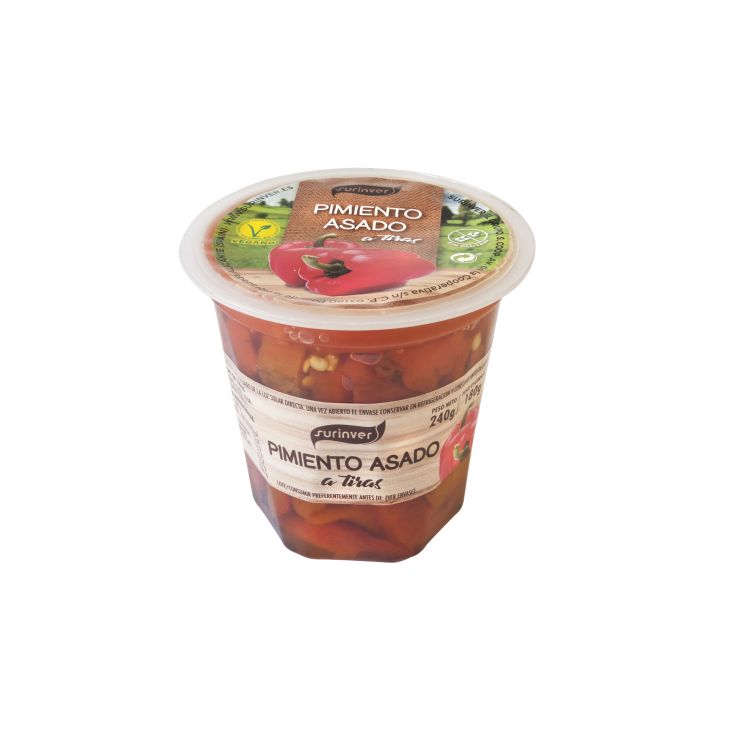 PIMIENTO ASADO SURINVER EN TIRAS 240GR