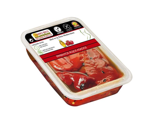 PIMIENTOS ASADOS ENTEROS ROJOS CAMPORICO 500GR