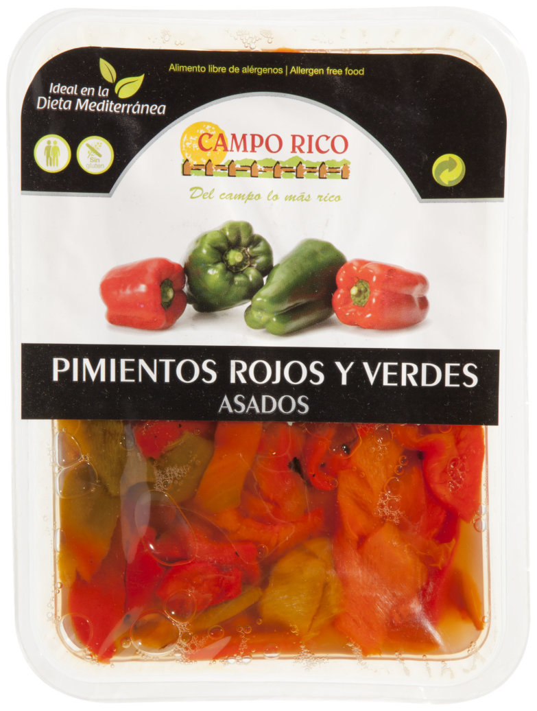 PIMIENTOS MIXTOS ASADOS TIRAS CAMPORICO 720GR