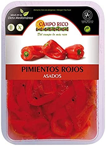 PIMIENTOS ROJOS ASADOS TIRAS CAMPORICO 720GR