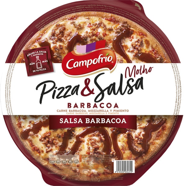 PIZZA BARBACOA CAMPOFRIO 410GR