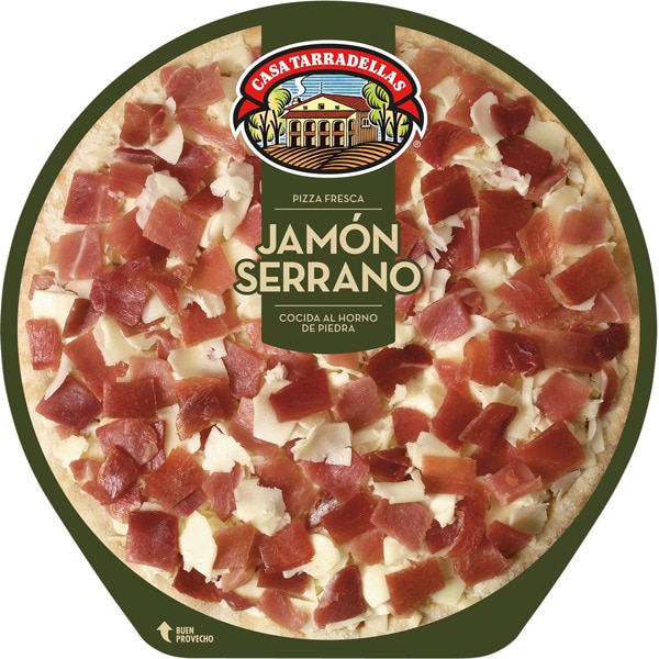PIZZA DE JAMON SERRANO TARRADELLAS 390GR
