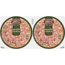 PIZZA TARRADELLAS JAMON Y QUESO PK-2 X 220