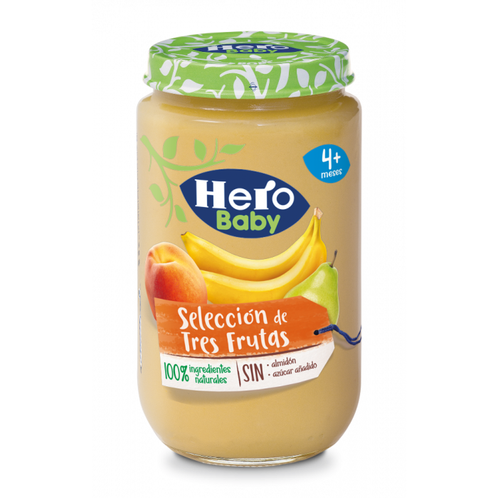POTITO HERO BABY SELECCION DE 3 FRUTAS 190GRS