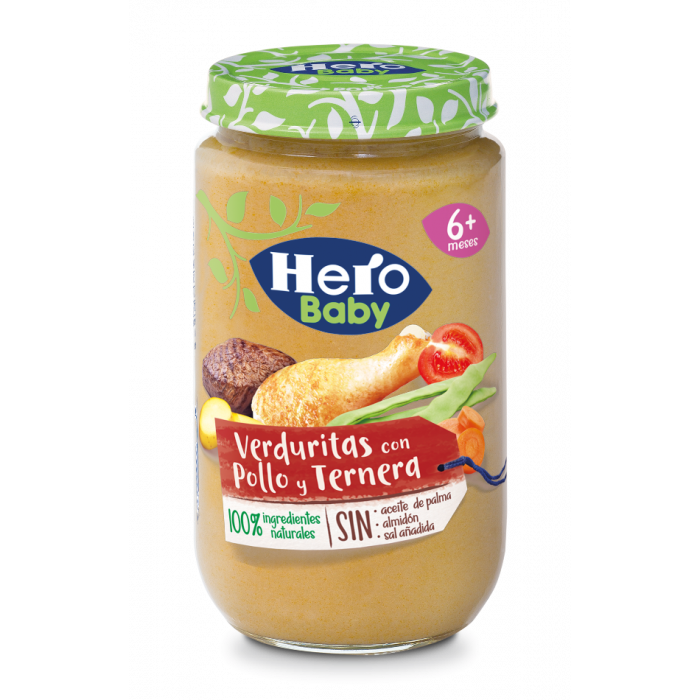 POTITO HERO BABY VERDURITAS CON POLLO Y TERNERA 235GRS