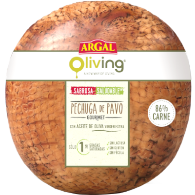 PRECHUGA DE PAVO NATURAL OLIVING ARGAL 85% MAS DE CARNE 250GR APROX