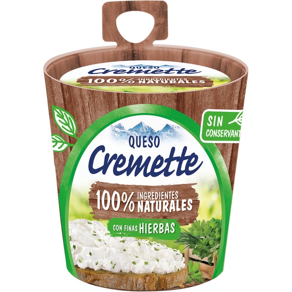 QUESO DE UNTAR FINAS HIERBAS CREMETTE 150GR