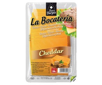 QUESO EN LONCHAS CHEDDAR LA BOCATERIA 100GR