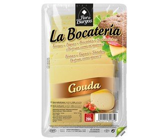 QUESO EN LONCHAS GOUDA LA BOCATERIA 100GR