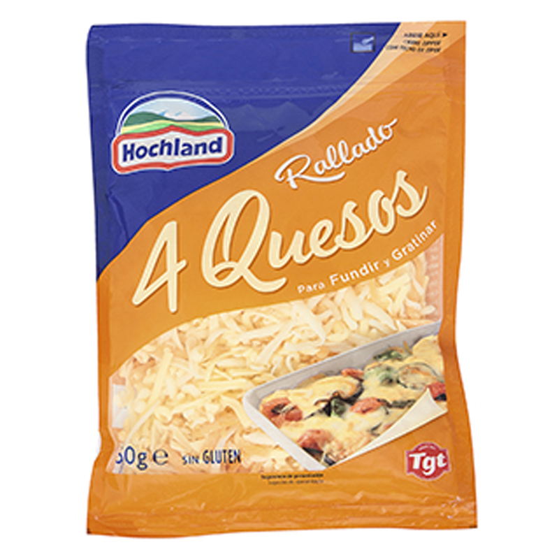 QUESO RALLADO 4 QUESOS HOCHLAND 150GR