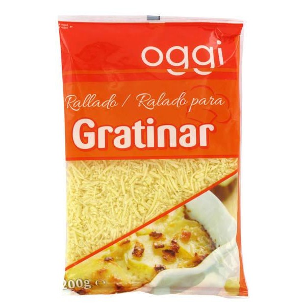 QUESO RALLADO PARA GRATINAR OGGI 200GR