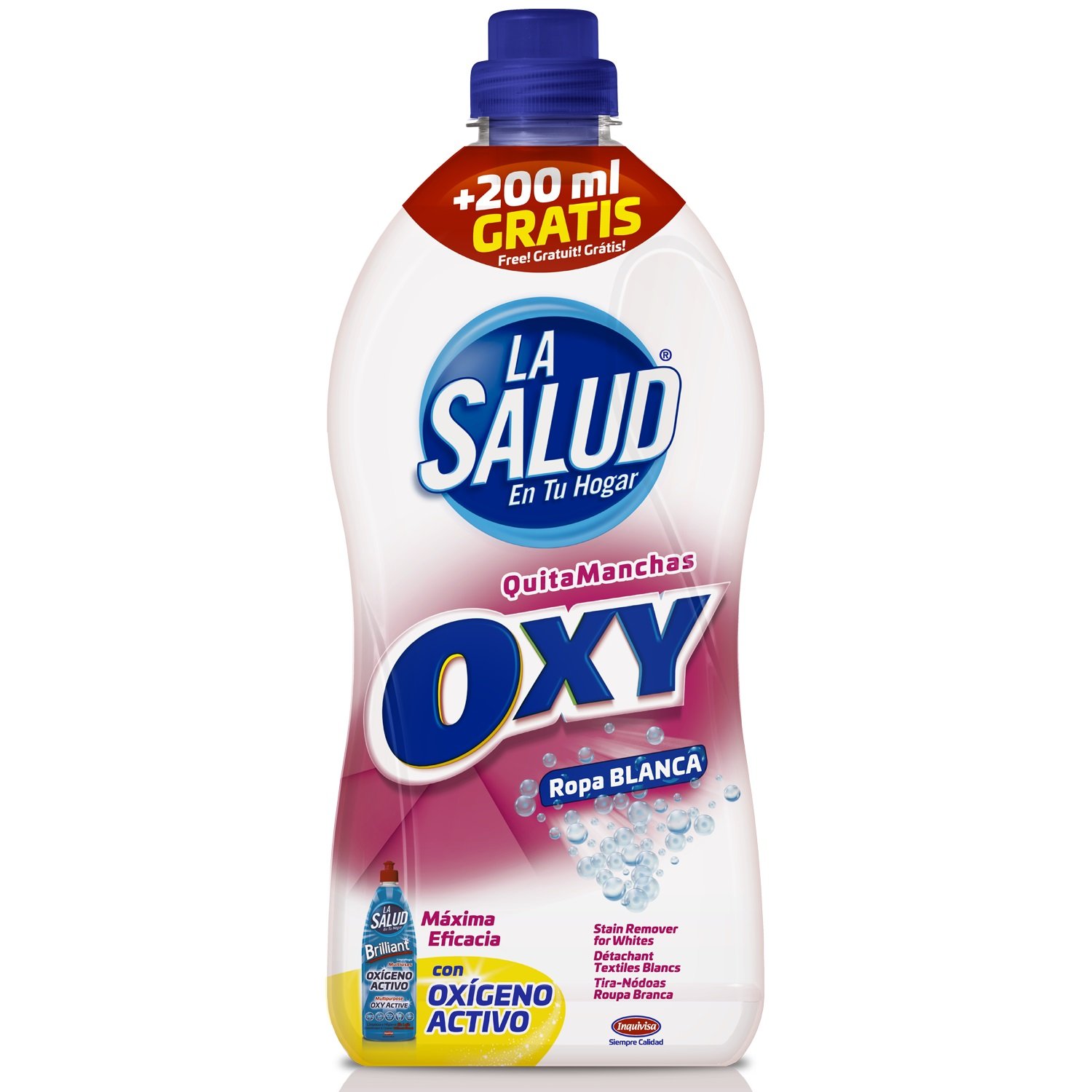 QUITAMANCHAS LA SALUD OXY  ROPA BLANCA 1,5LT