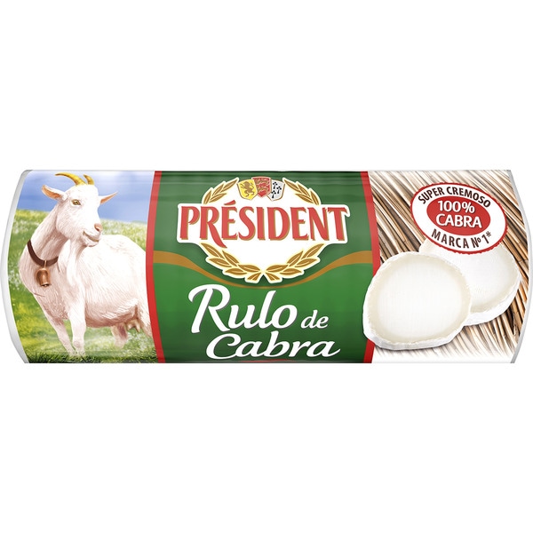 RULO DE CABRA PORCIONES PRESIDENT 180GR
