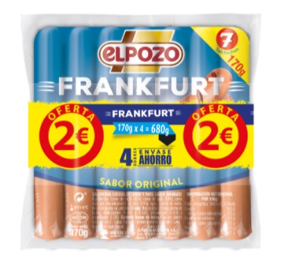 SALCHICHAS FRANKFURT EL POZO PK-3