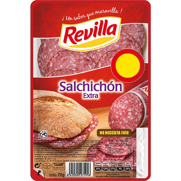 SALCHICHON EXTRA REVILLA 65GRS