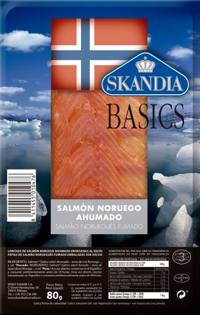 SALMON SKANDIA BASICS 80 GRS