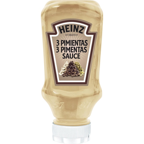 SALSA 3 PIMIENTAS HEINZ 220ML