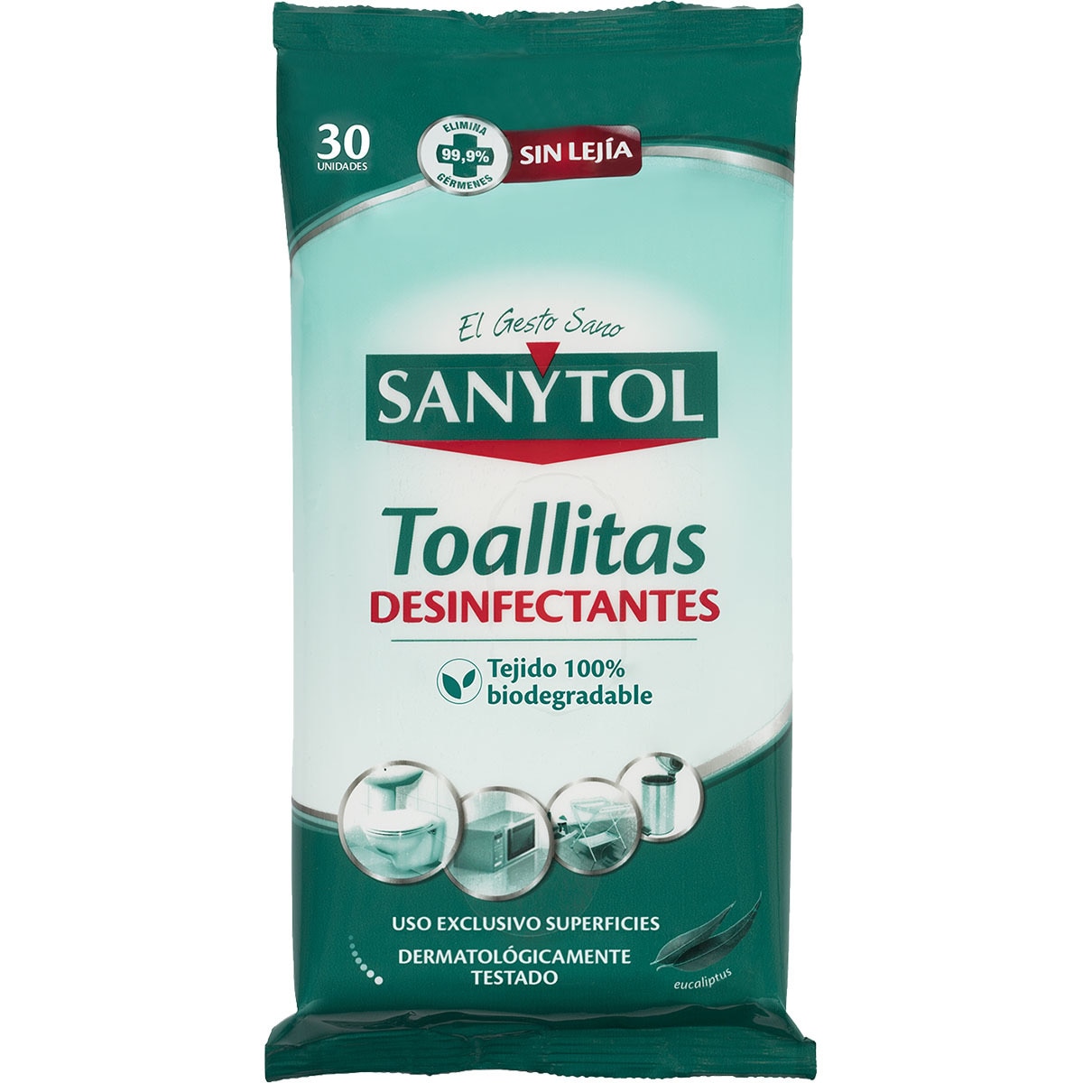 SANYTOL TOALLITAS DESINFECTANTES MULTIUSOS 30 UNI
