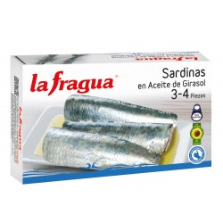 SARDINAS ACEITE GIRASOL LA FRAGUA 125GR