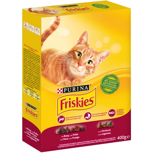 SNACK FRISKIES BUEY POLLO Y VERDURAS 400GRS