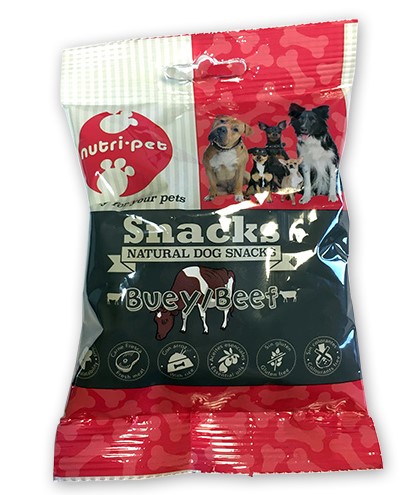 SNACK NUTRI-PET BUEY 100GRS