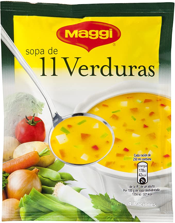 SOPA DE 11 VERDURAS MAGGI 53GR