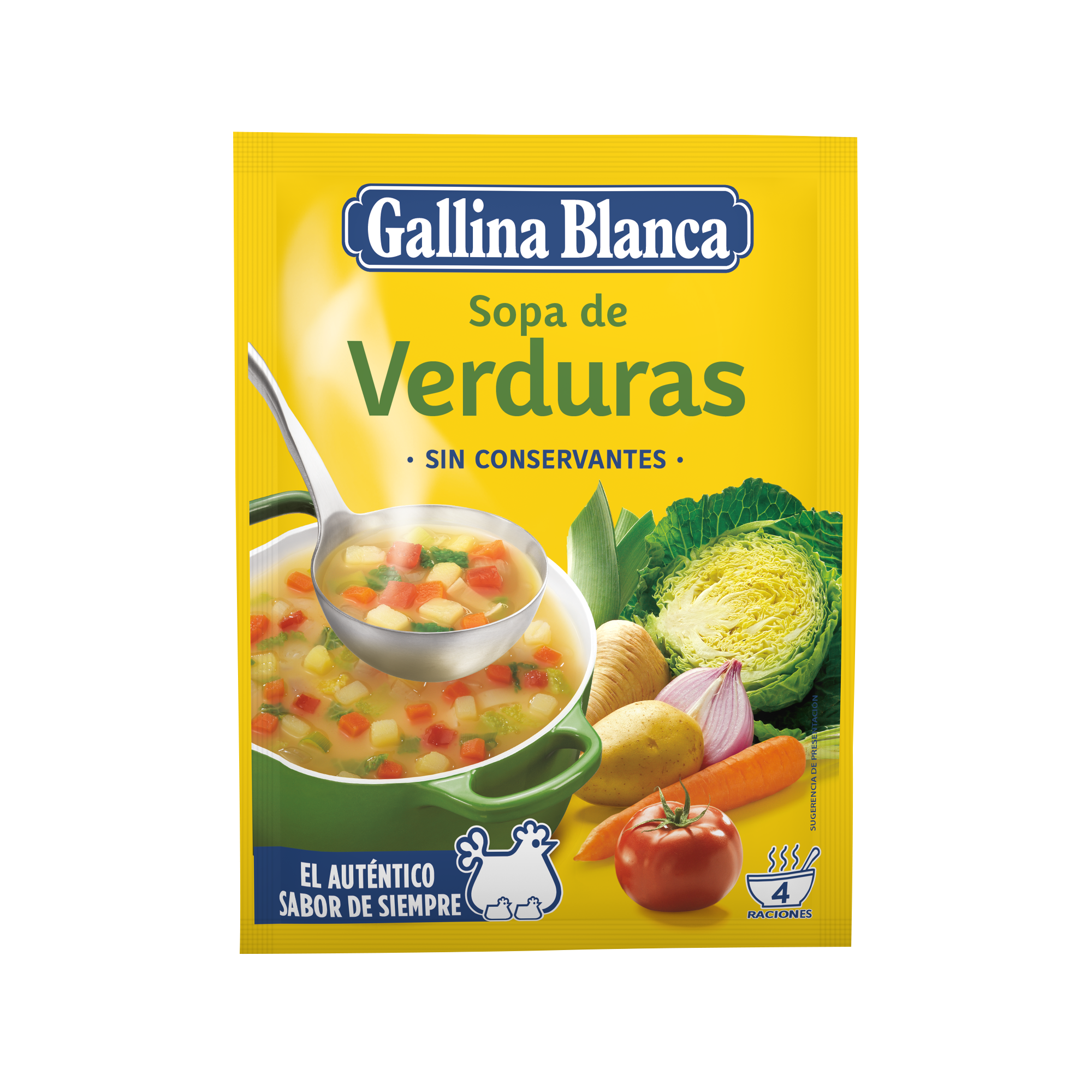 SOPA DE VERDURAS GALLINA BLANCA 51GR