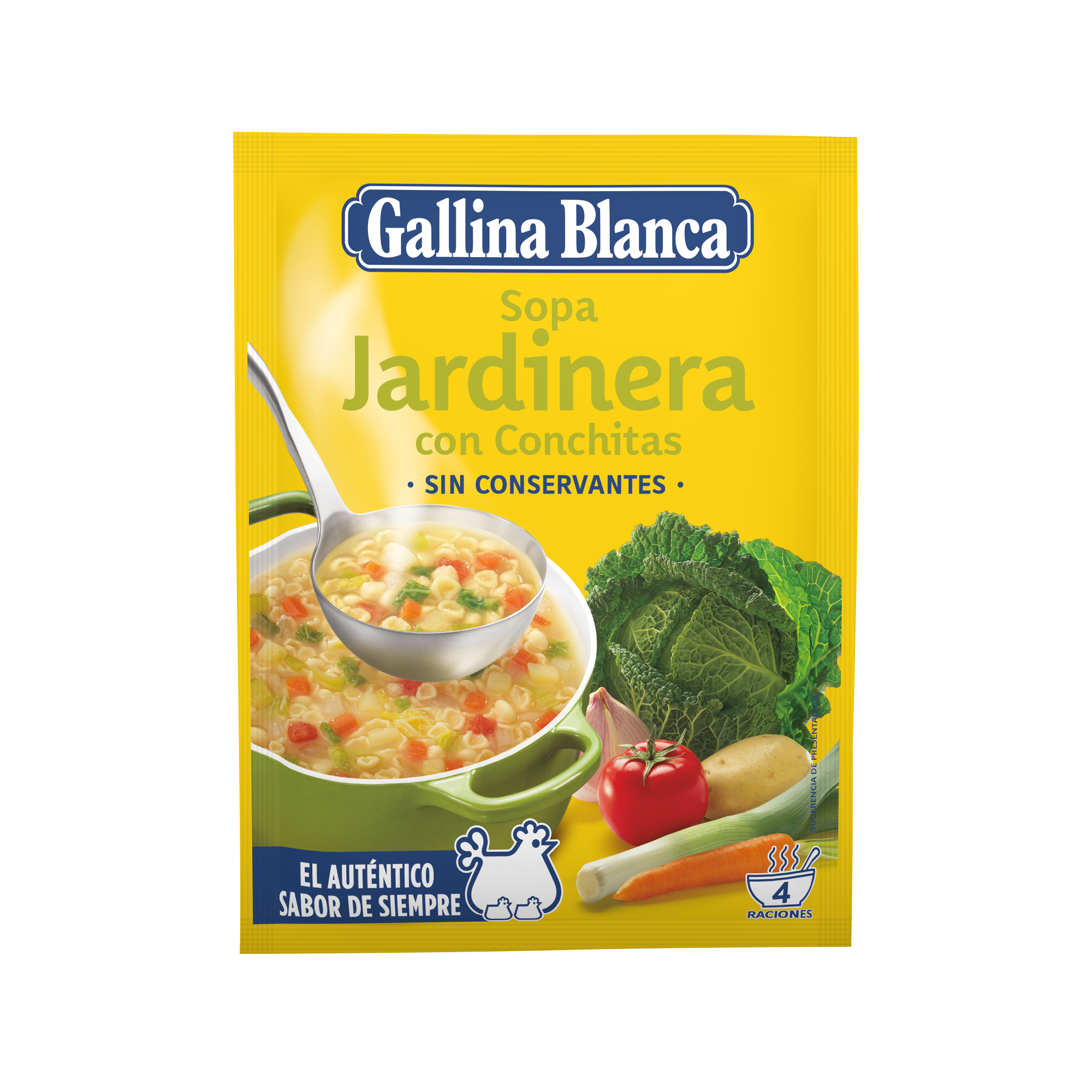 SOPA JARDINERA GALLINA BLANCA 71GR