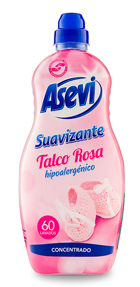 SUAVIZANTE ASEVI TALCO ROSA 60 LAVADOS