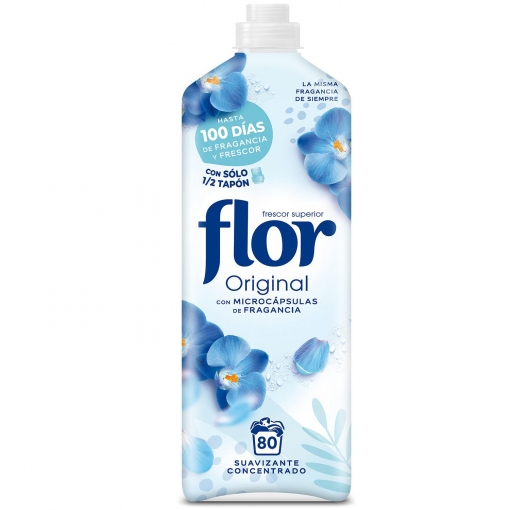 SUAVIZANTE FLOR ORIGINAL AZUL 80 LAVADOS